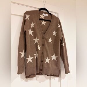 Magaschoni Star Patterned Cardigan 100% cashmere
